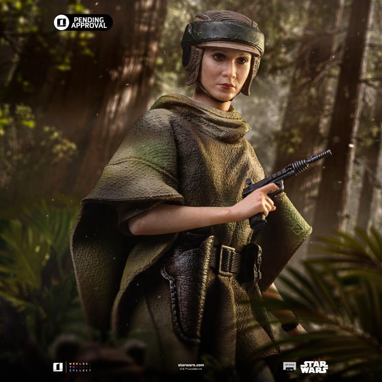 Star Wars: Return of the Jedi Leia and Wicket 1/10 Art Scale Limited Edition Statue Gallery Image 5