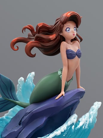 The Little Mermaid Anime Princess Ariel Figure Gallery Image 2