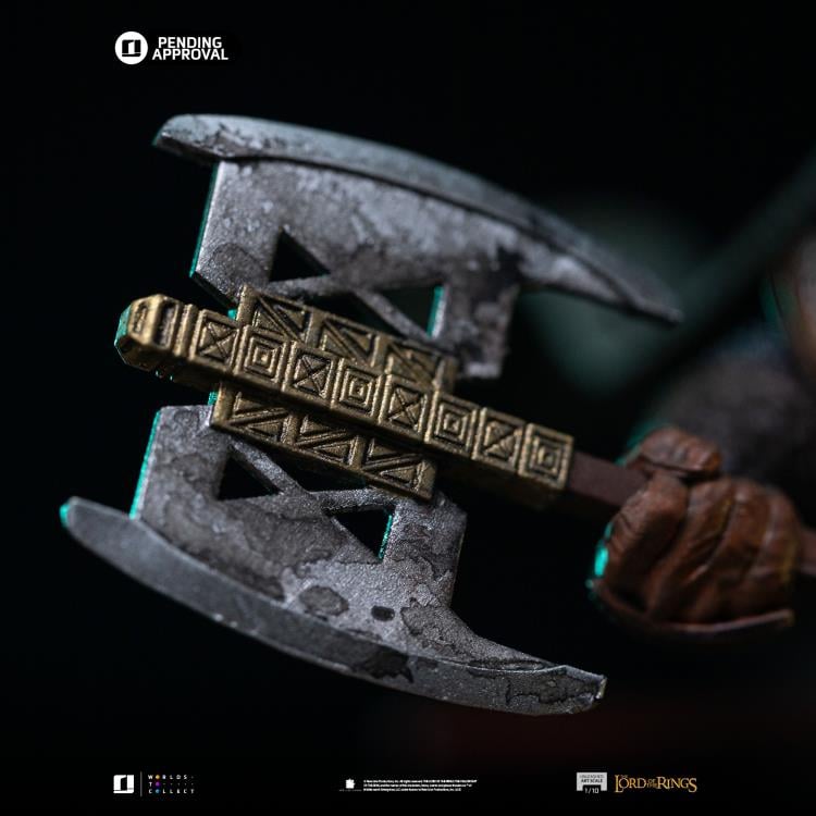The Lord of the Rings Gimli Unleashed 1/10 Art Scale Limited Edition Statue Gallery Image 10