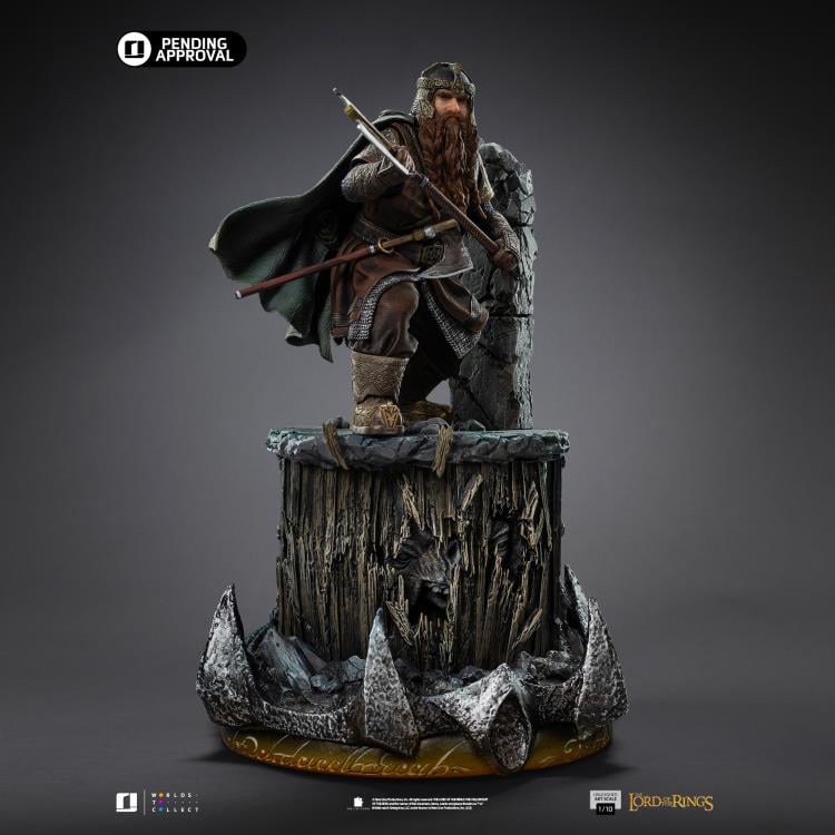 The Lord of the Rings Gimli Unleashed 1/10 Art Scale Limited Edition Statue Gallery Image 8