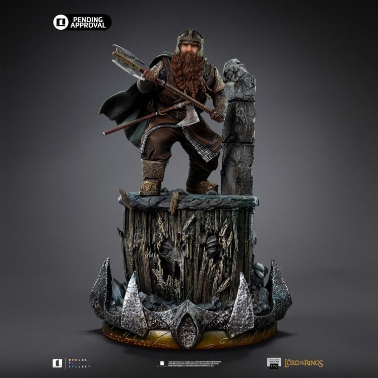 The Lord of the Rings Gimli Unleashed 1/10 Art Scale Limited Edition Statue Gallery Image 5