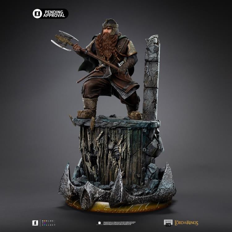 The Lord of the Rings Gimli Unleashed 1/10 Art Scale Limited Edition Statue Gallery Image 6