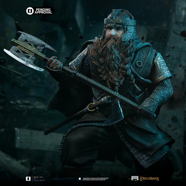 The Lord of the Rings Gimli Unleashed 1/10 Art Scale Limited Edition Statue Gallery Image 3
