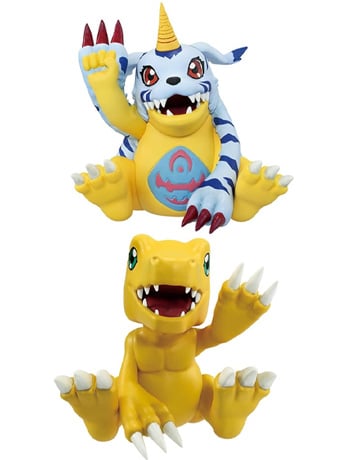 Digimon Ichibansho Agumon & Gabumon (Clash of Light and Darkness) Figure Gallery Image 2
