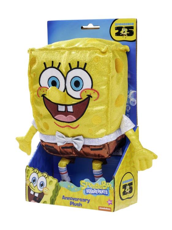 SpongeBob SquarePants 25th Anniversary Glittering SpongeBob Plush Gallery Image 5