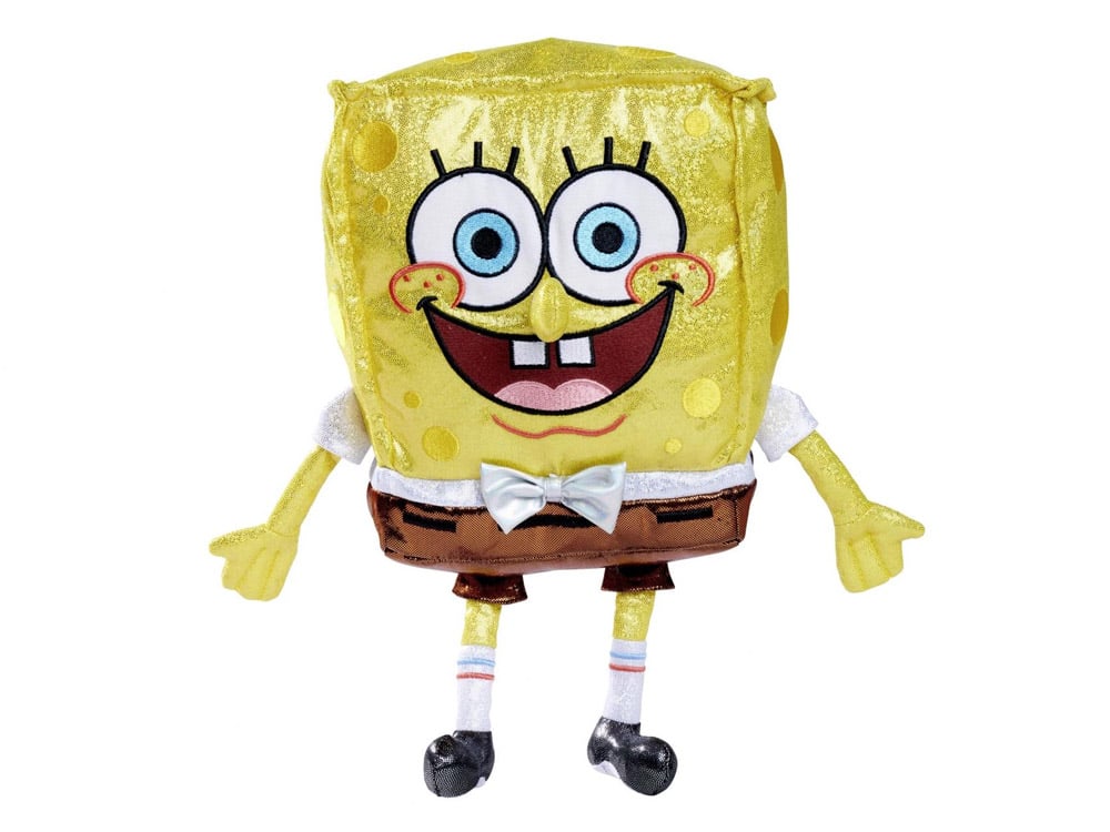 SpongeBob SquarePants 25th Anniversary Glittering SpongeBob Plush Gallery Image 1