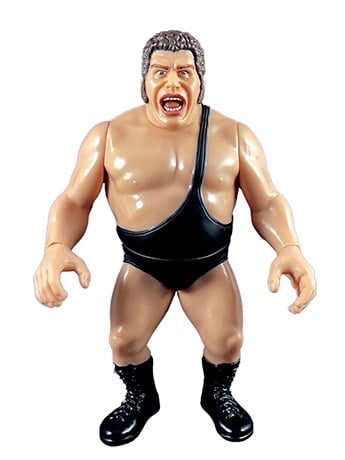 Wrestling's Heels and Faces Andre the Giant (Black Gear) Action Figure