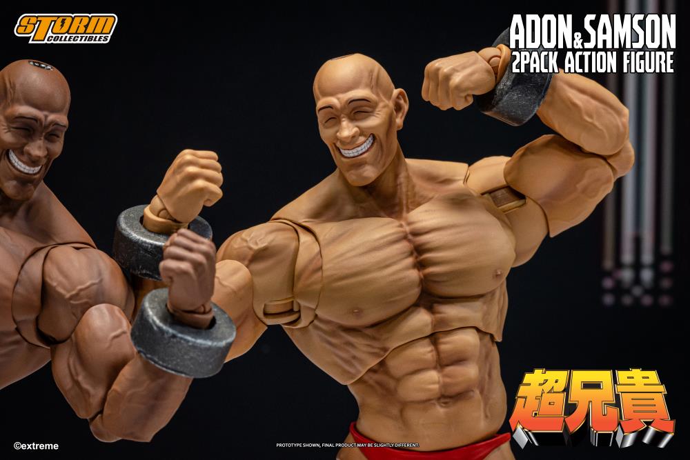 Chou-Aniki Adon and Samson 1/12 Scale Action Figure Set Gallery Image 6