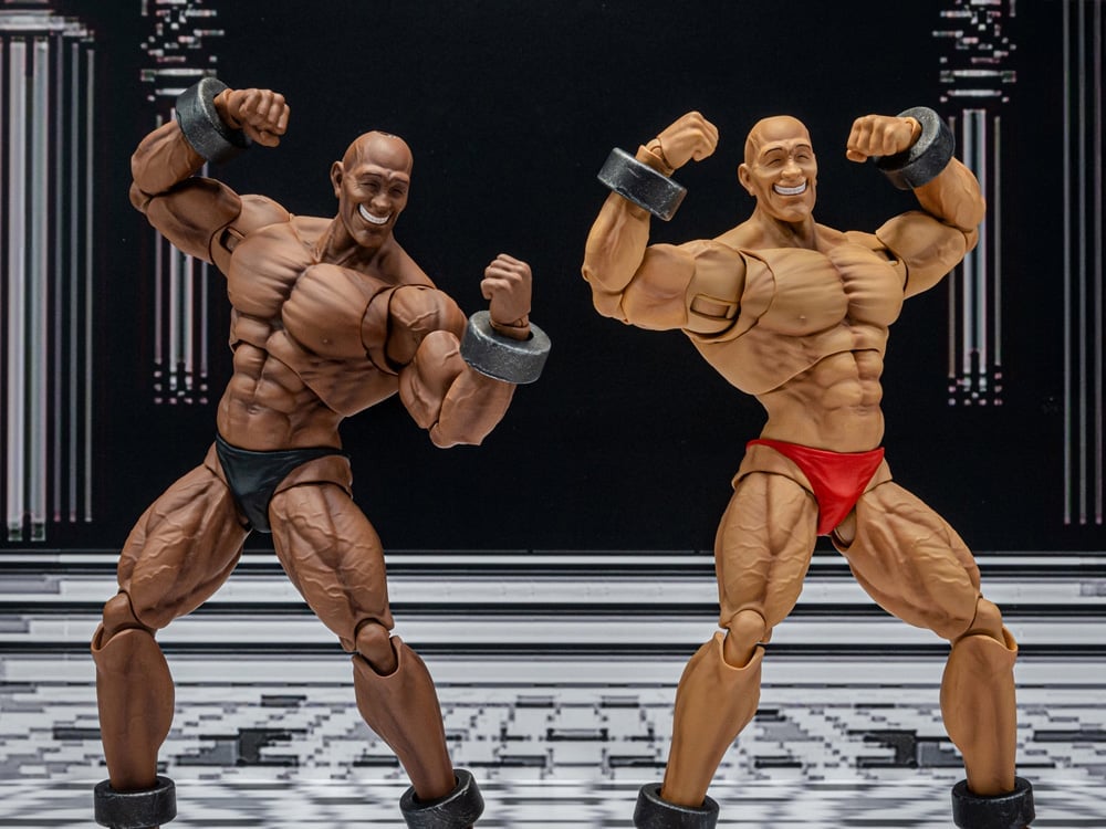 Chou-Aniki Adon and Samson 1/12 Scale Action Figure Set Gallery Image 1