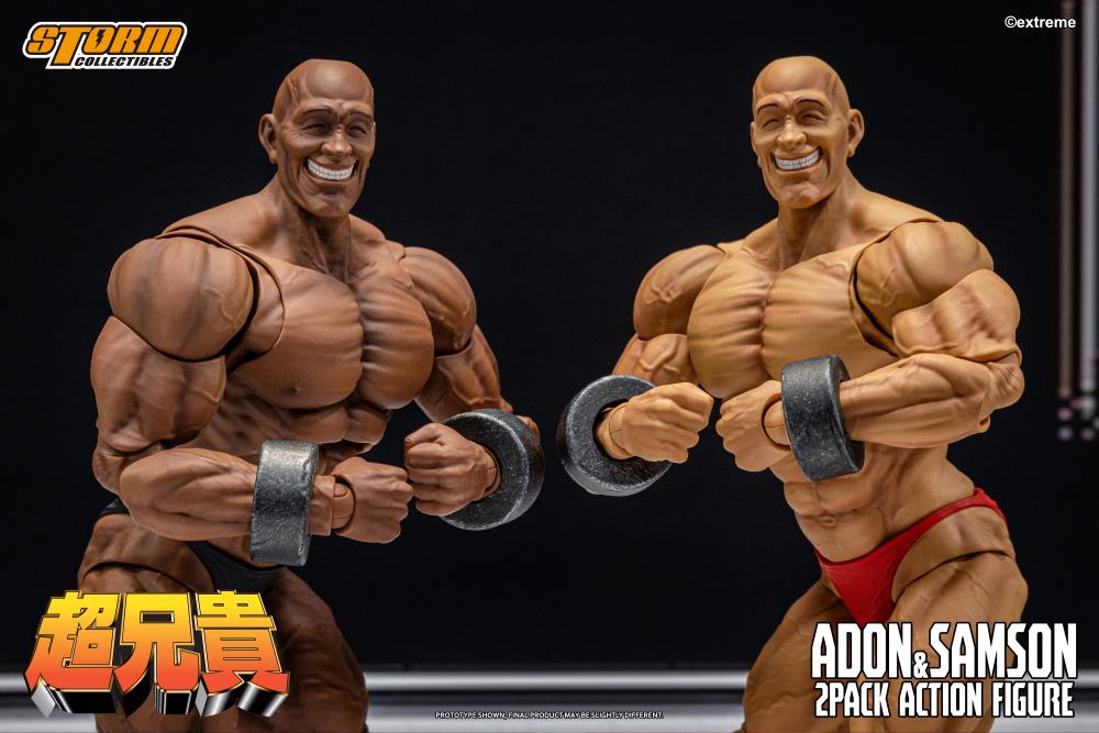 Chou-Aniki Adon and Samson 1/12 Scale Action Figure Set Gallery Image 9