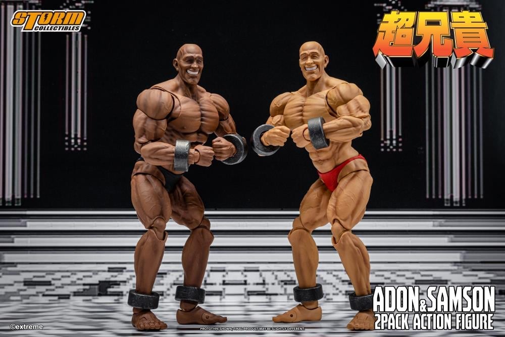 Chou-Aniki Adon and Samson 1/12 Scale Action Figure Set Gallery Image 7