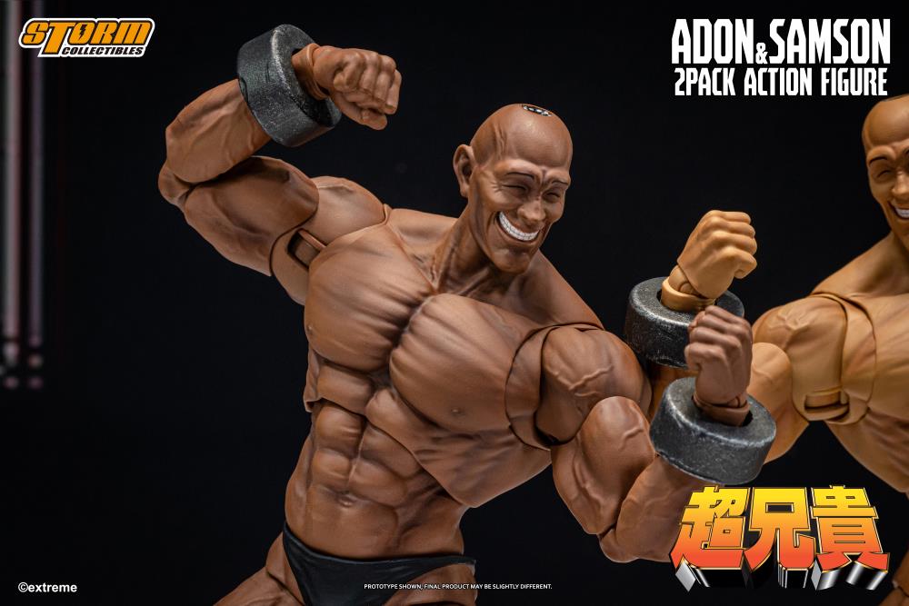 Chou-Aniki Adon and Samson 1/12 Scale Action Figure Set Gallery Image 5