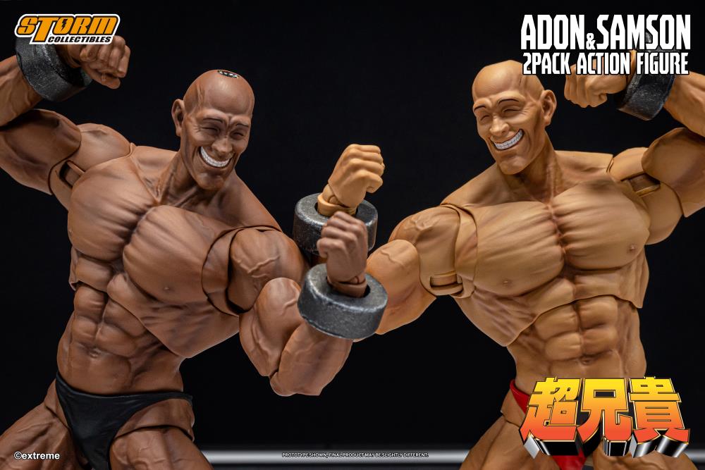 Chou-Aniki Adon and Samson 1/12 Scale Action Figure Set Gallery Image 4