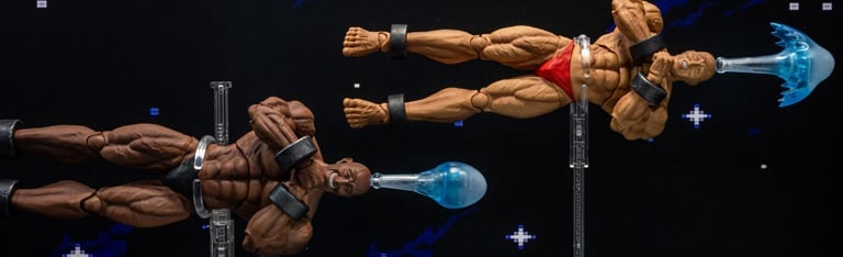 Image of Chou-Aniki Adon and Samson 1/12 Scale Action Figure Set