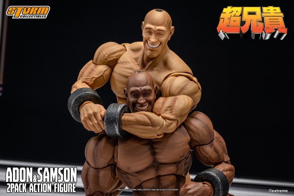 Chou-Aniki Adon and Samson 1/12 Scale Action Figure Set Gallery Image 10