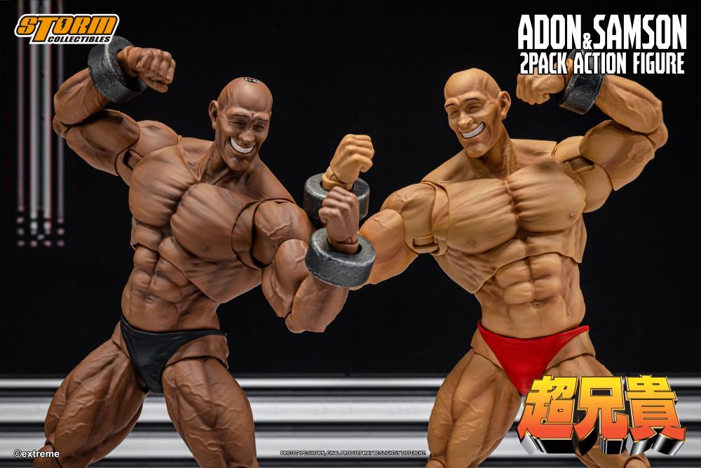 Chou-Aniki Adon and Samson 1/12 Scale Action Figure Set Gallery Image 3