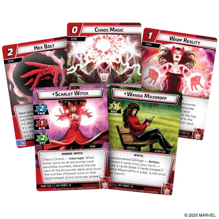 Marvel Champions: The Card Game - Scarlet Witch Hero Pack Gallery Image 4
