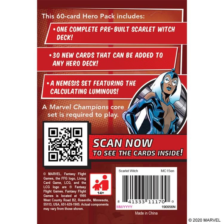 Marvel Champions: The Card Game - Scarlet Witch Hero Pack Gallery Image 6