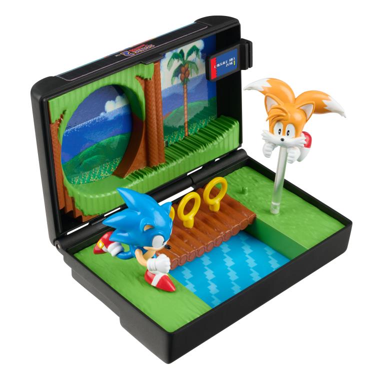 Sonic the Hedgehog 2 Console Heroes Green Hill Zone (Mega Drive) Cartridge Diorama Gallery Image 12