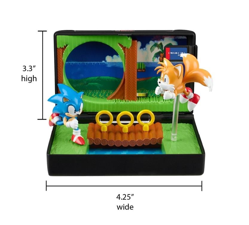 Sonic the Hedgehog 2 Console Heroes Green Hill Zone (Mega Drive) Cartridge Diorama Gallery Image 15