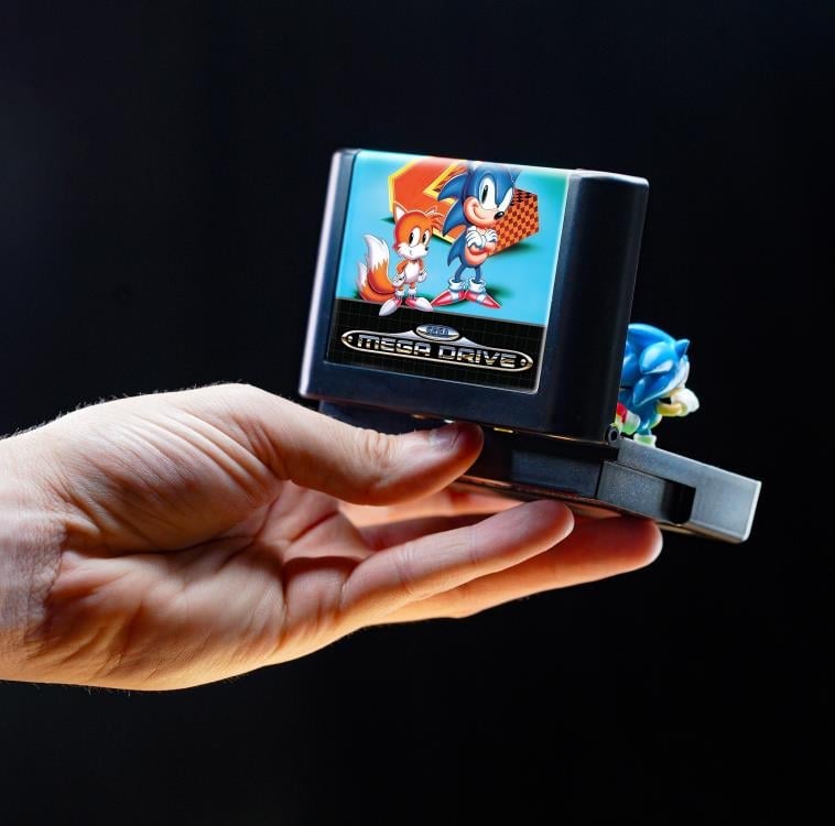 Sonic the Hedgehog 2 Console Heroes Green Hill Zone (Mega Drive) Cartridge Diorama Gallery Image 10