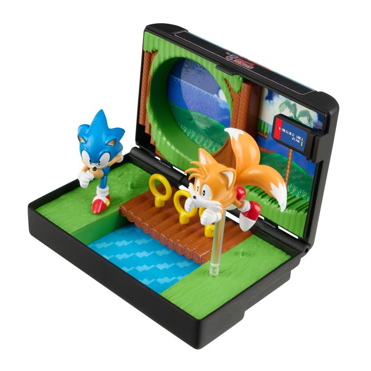 Sonic the Hedgehog 2 Console Heroes Green Hill Zone (Mega Drive) Cartridge Diorama Gallery Image 11