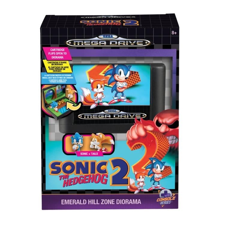 Sonic the Hedgehog 2 Console Heroes Green Hill Zone (Mega Drive) Cartridge Diorama Gallery Image 16