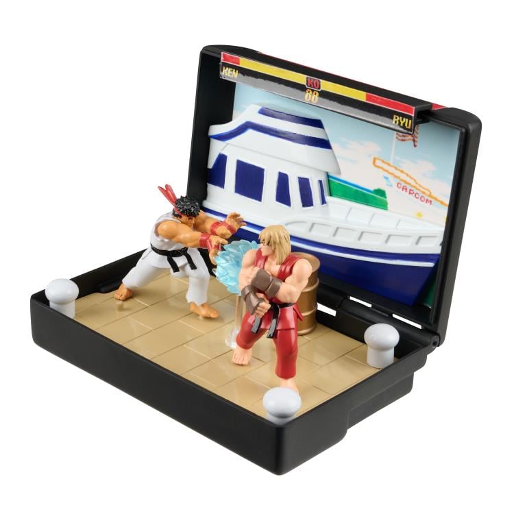 Street Fighter II Console Heroes Ken Stage (Mega Drive) Cartridge Diorama Gallery Image 7
