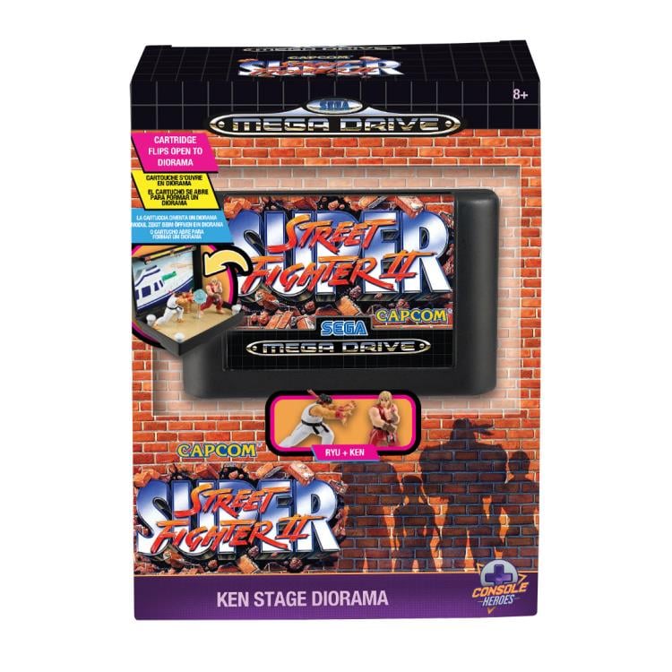 Street Fighter II Console Heroes Ken Stage (Mega Drive) Cartridge