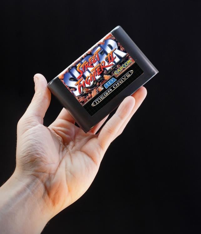 Street Fighter II Console Heroes Ken Stage (Mega Drive) Cartridge