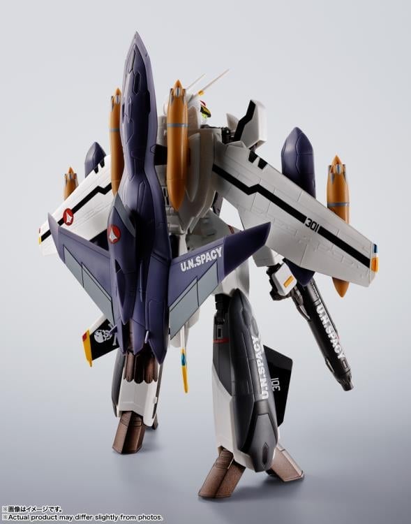 Macross Zero Hi-Metal R VF-0S Phoenix (Roy Focker Use) + QF-2200D-Ghost Action Figure Gallery Image 4