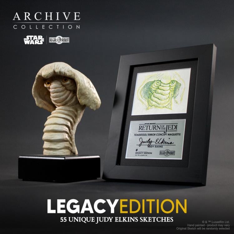 Star Wars: Return of the Jedi Archive Collection Toadstool Terror (Legacy Edition) Limited Edition Concept Maquette Replica Gallery Image 4