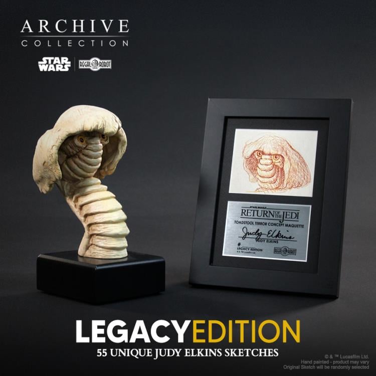 Star Wars: Return of the Jedi Archive Collection Toadstool Terror (Legacy Edition) Limited Edition Concept Maquette Replica Gallery Image 5