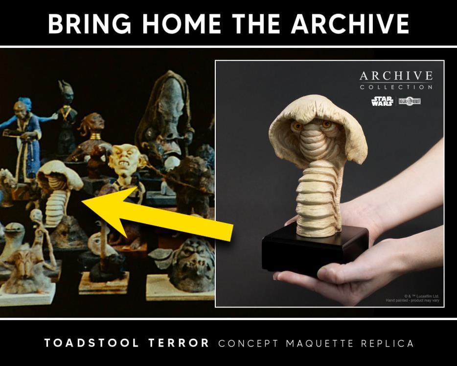 Star Wars: Return of the Jedi Archive Collection Toadstool Terror (Legacy Edition) Limited Edition Concept Maquette Replica Gallery Image 12