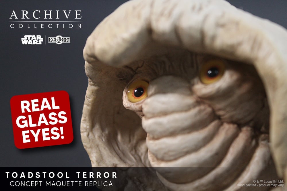 Star Wars: Return of the Jedi Archive Collection Toadstool Terror (Legacy Edition) Limited Edition Concept Maquette Replica Gallery Image 8