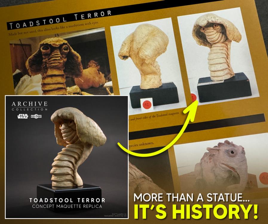Star Wars: Return of the Jedi Archive Collection Toadstool Terror (Signature Edition) Limited Edition Concept Maquette Replica Gallery Image 12