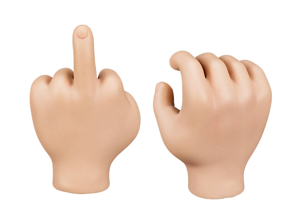 Bad Buddy Rude Lil' Dude Hands Ultimate Doll Accessory Gallery Image 1