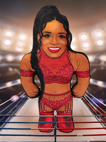 WWE Bleacher Buddy Bianca Belair 24" Plush Gallery Image 2