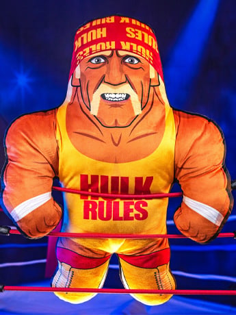 WWE Bleacher Buddy Hulk Hogan 24" Plush Gallery Image 2