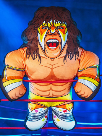 WWE Bleacher Buddy Ultimate Warrior 24" Plush Gallery Image 2