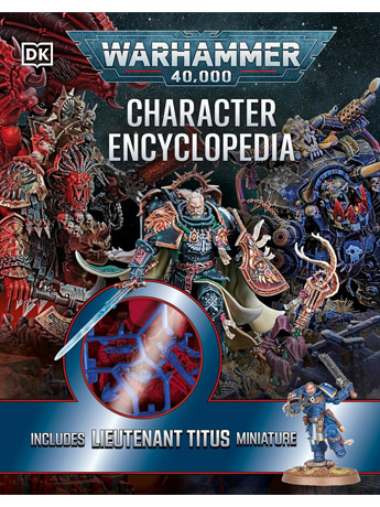 Warhammer 40,000 Character Encyclopedia with Exclusive Lieutenant Titus Miniature Gallery Image 2