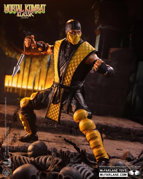 Mortal Kombat Klassic Scorpion 7" Action Figure Gallery Image 4