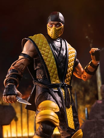 Mortal Kombat Klassic Scorpion 7" Action Figure Gallery Image 2
