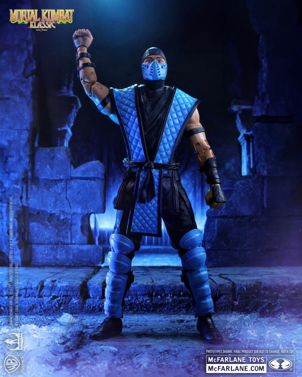 Mortal Kombat Klassic Sub-Zero 7" Action Figure Gallery Image 4
