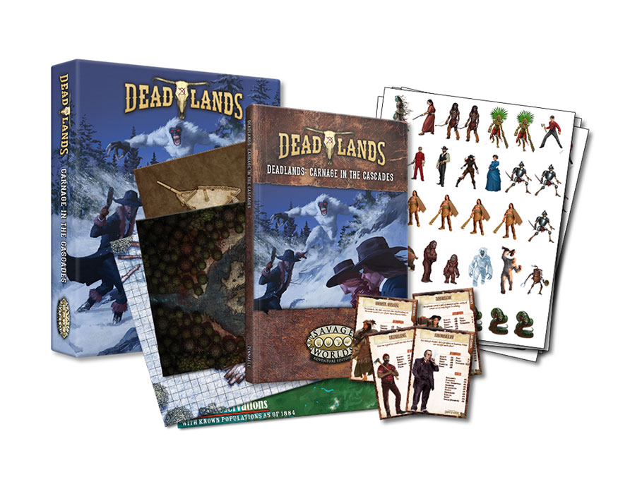 Deadlands: The Weird West: Carnage in the Cascades Boxed Set Gallery Image 3