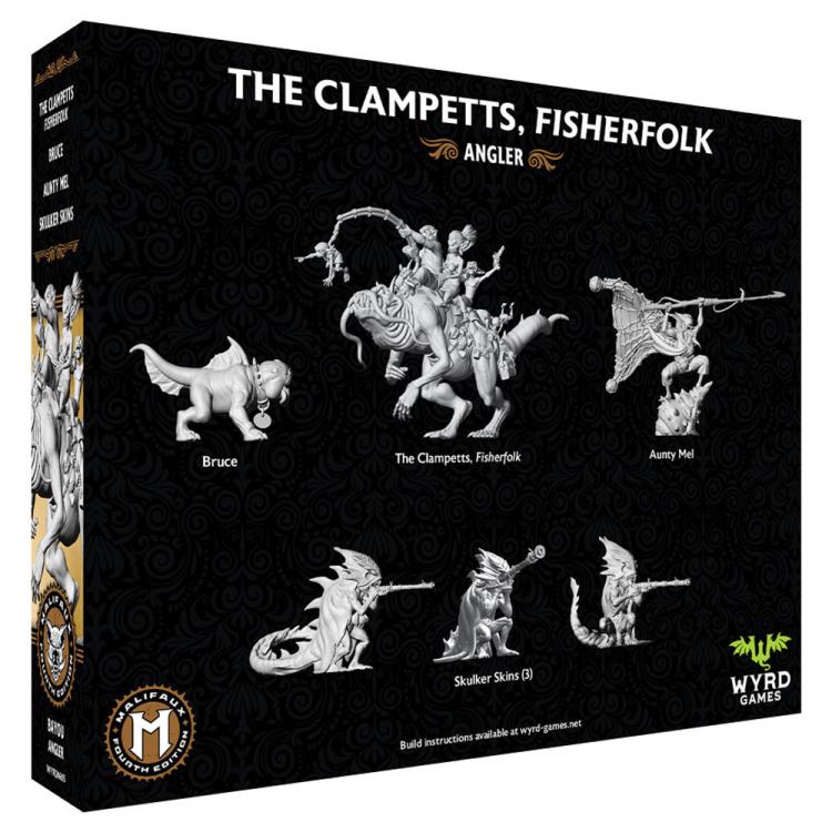 Malifaux: Fourth Edition The Clampetts, Fisherfolk Miniatures Set Gallery Image 4