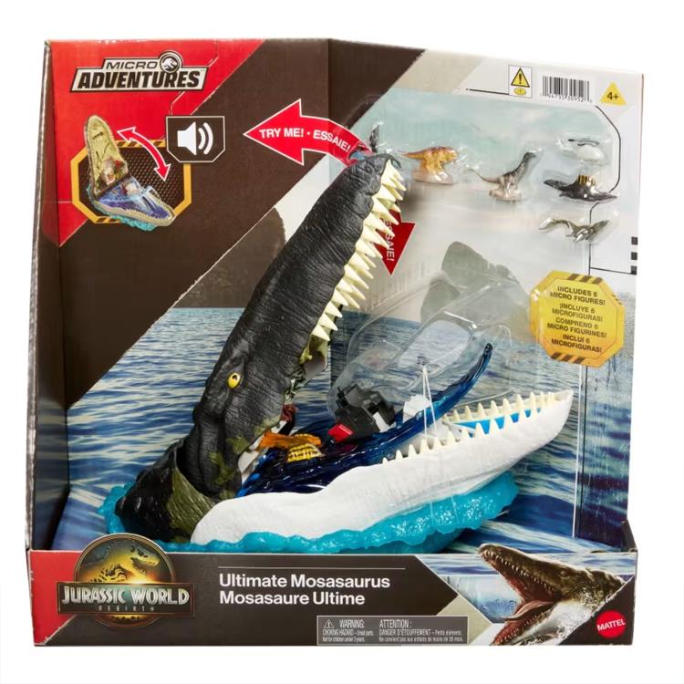 Jurassic World Rebirth Micro Adventures Mosasaurus Playset Gallery Image 7