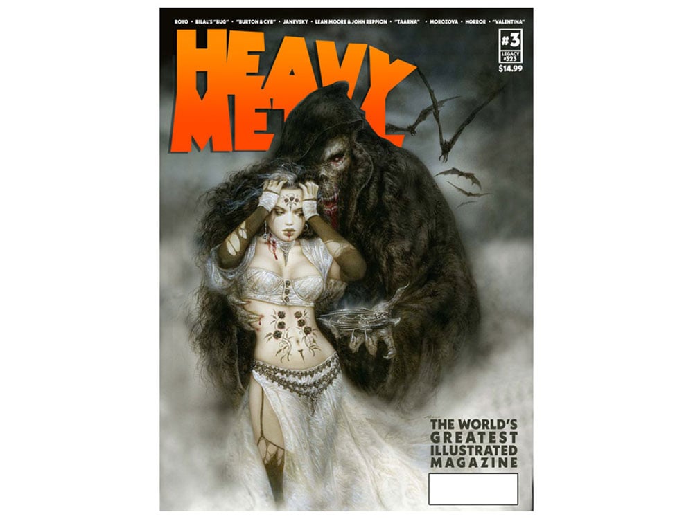 Heavy Metal Magazine Issue #3A (Luis Royo Cover) Gallery Image 1