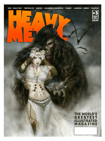 Heavy Metal Magazine Issue #3A (Luis Royo Cover) Gallery Image 2