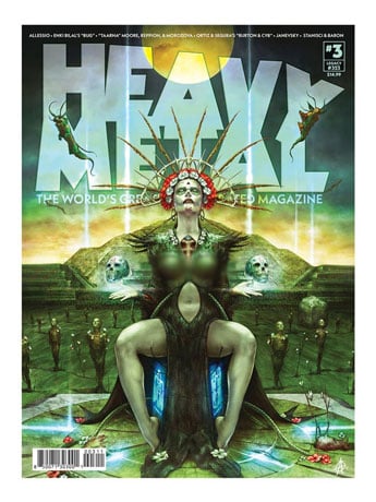 Heavy Metal Magazine Issue #3C (Augustin Alessio Cover) Gallery Image 2